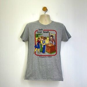 Black Matter - Sell Your Soul ! Economics For Children Graphic T Shirt Size M